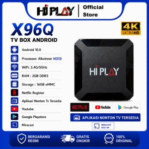 Hiplay X96Q Android TV Box RAM 2GB/16GB